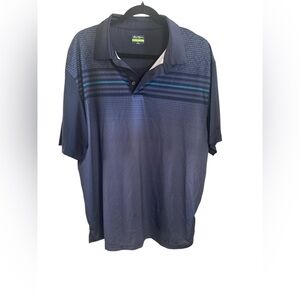 Hogan Navy and Light Blue Polo Shirt